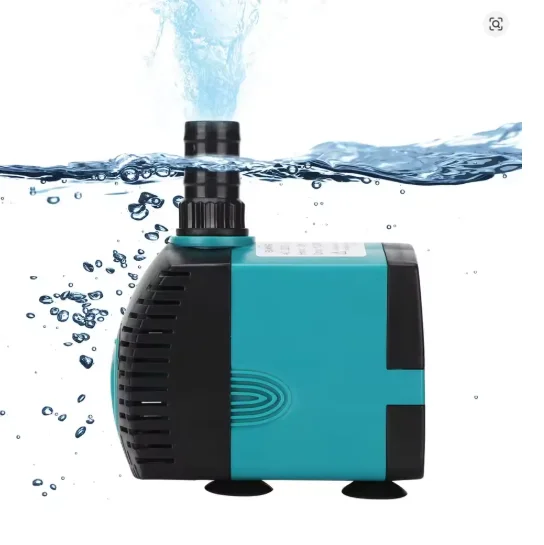 Aquarium Brunnen energiesparende Aquarium Pumpe Ultra-Leise Filter – Bild 3