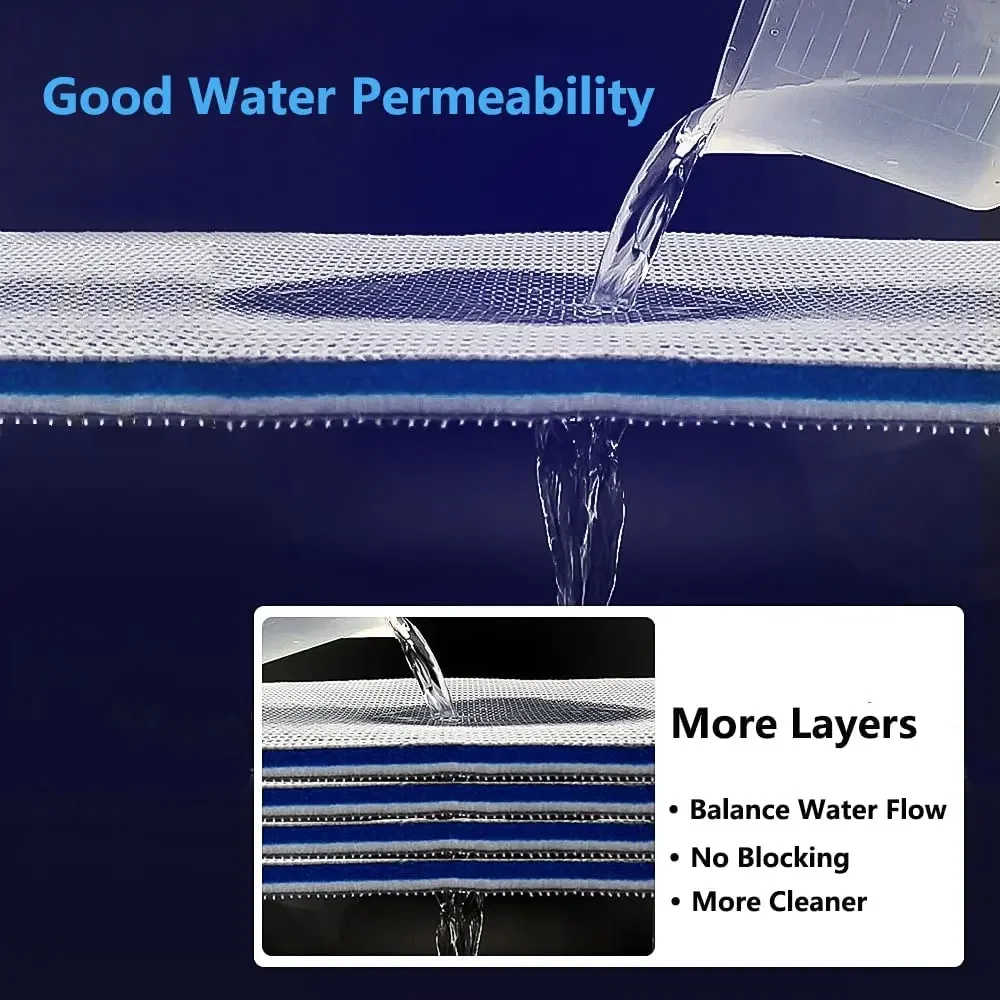 12d 8d Aquarium Filter Bio Schwamm Aquarium Filter medien kein Kleber – Bild 4