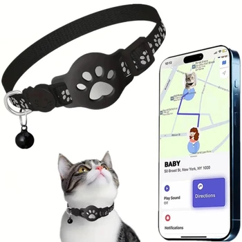 Intelligentes GPS-Tracker-Halsband für Katzen und Hunde Echtzeit Anti-Verlust Wasserdichter