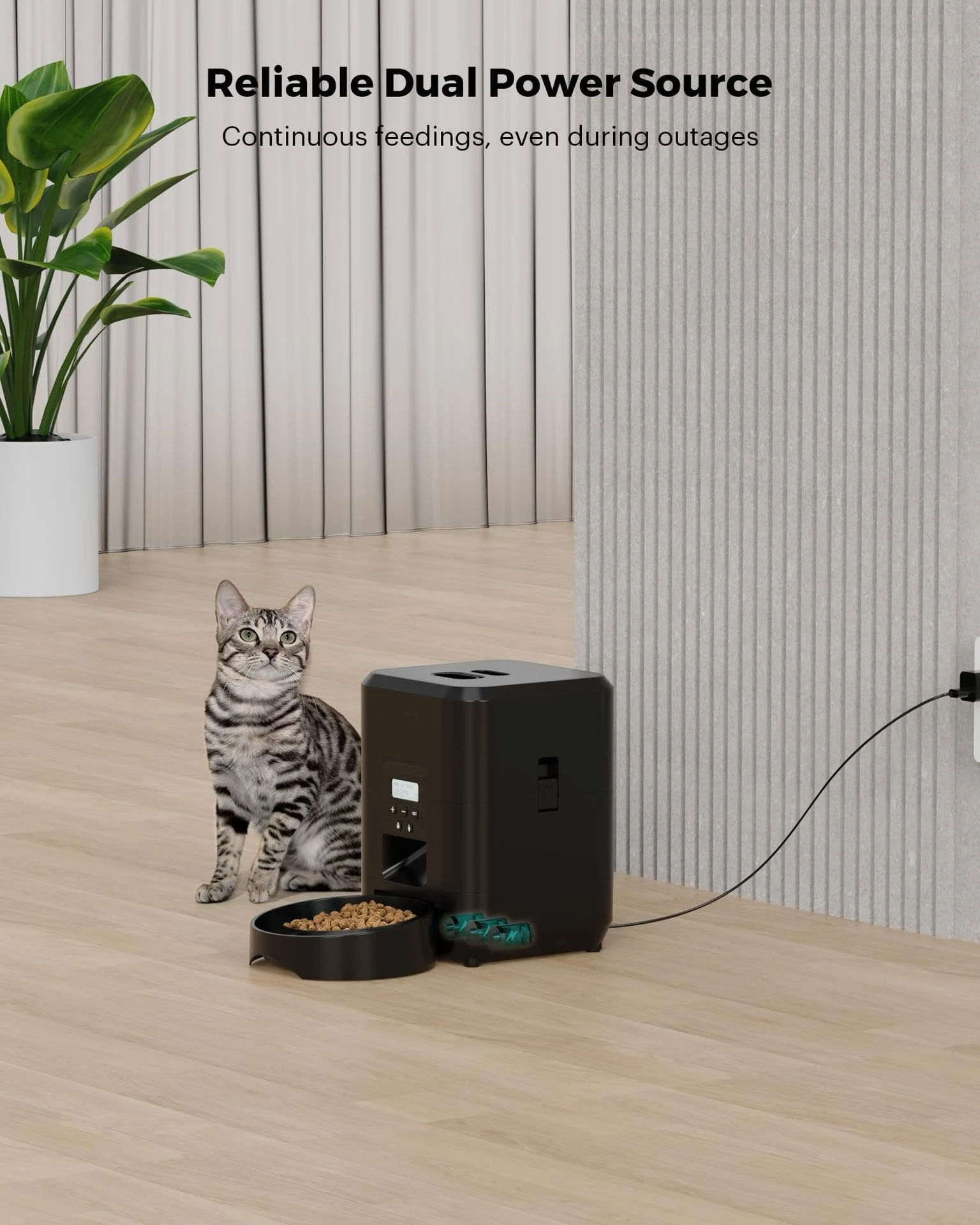 2L Smart WiFi Automatischer Futterspender für Katzen und Hunde – Bild 4