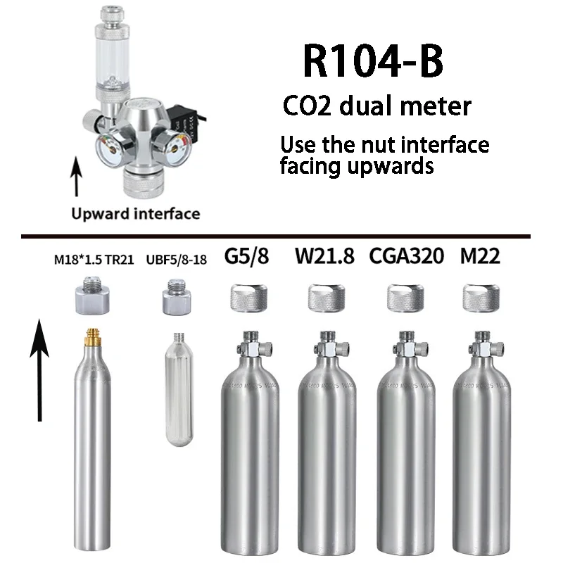 DIY Aquarium CO2-Regler Elektromagnetisches Ventil Blasenzähler – Bild 6