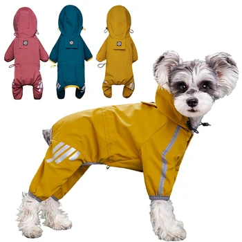 Hunde-Regenmantel, reflektierend, wasserdicht, Haustierkleidung für Chihuahua, Malteser, Regenmantel
