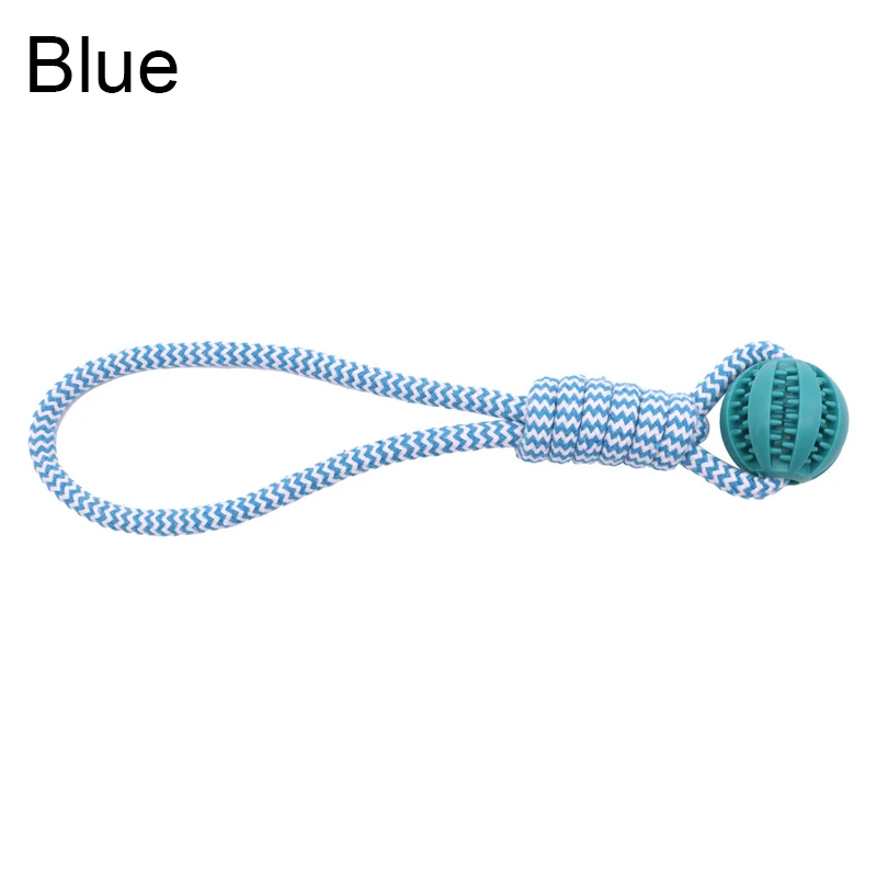 Hundespielzeug Bissresistentes Baumwollseil Handgehaltener Leckerli-Ball zur Zahnreinigung und zum Training
