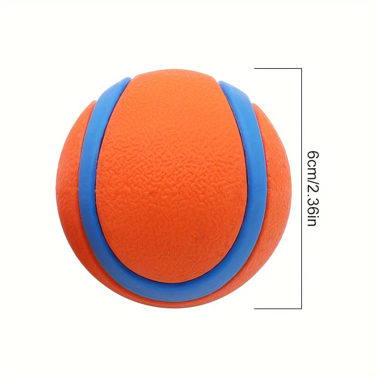 Robuster Kauball für Hunde aus Silikon - interaktives Haustierspielzeug für mittelgroße Rassen, Zahnreinigung