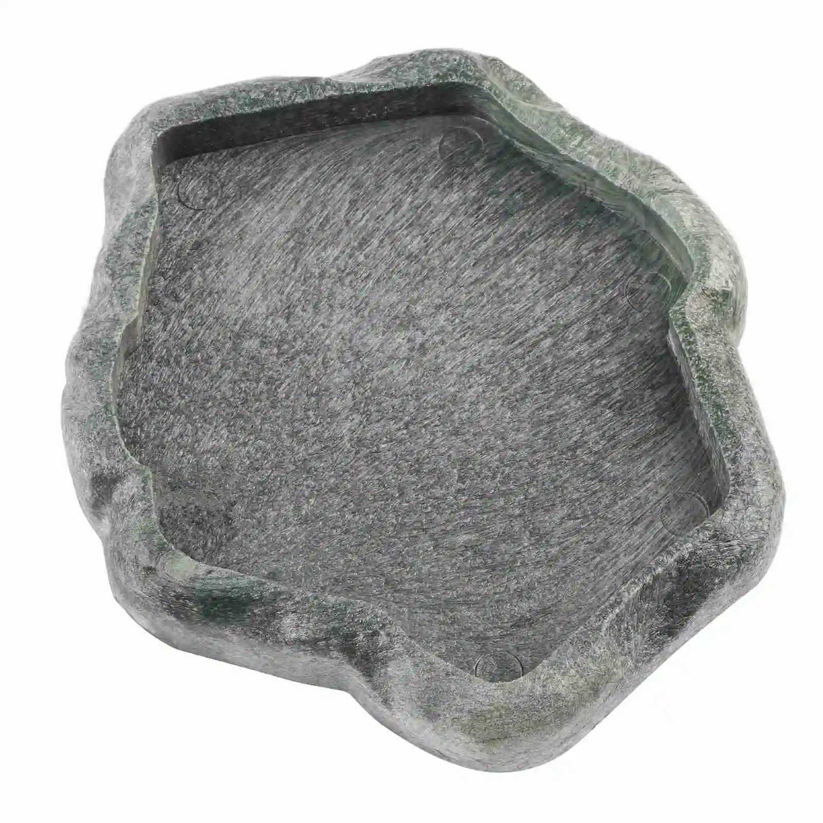 Reptilien-Futterspender, ABS-Harz, imitiertes Rock-Design, Futternapf – Bild 2