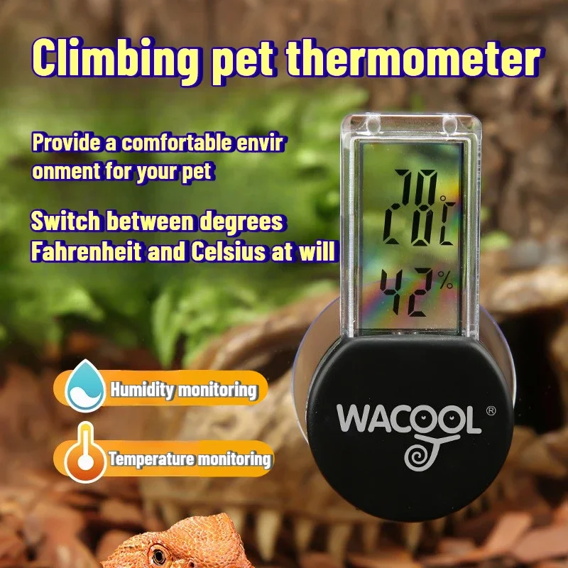 Reptilien-Hygrometer und Thermometer für Terrarium – Bild 3