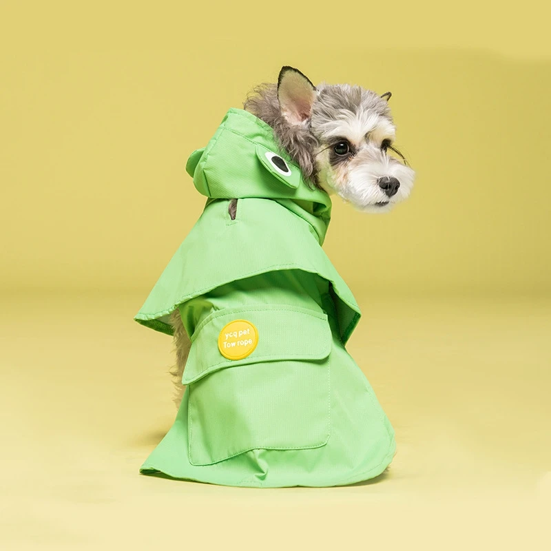 Hunde-Regenmantel, Hundeponcho, Haustierkleidung, Outdoor-Jacke, reflektierende Kleidung für kleine
