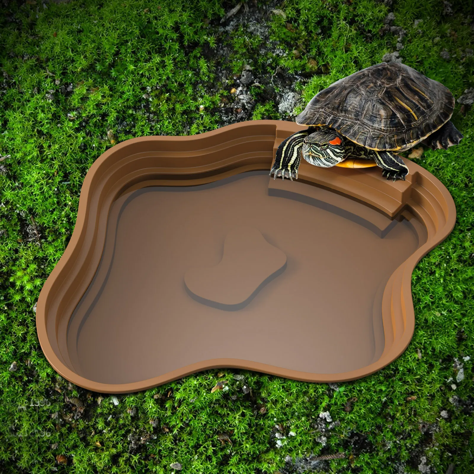Schildkröten-Badebecken, Frosch-Badebecken, kann auch als Futterschale – Bild 4