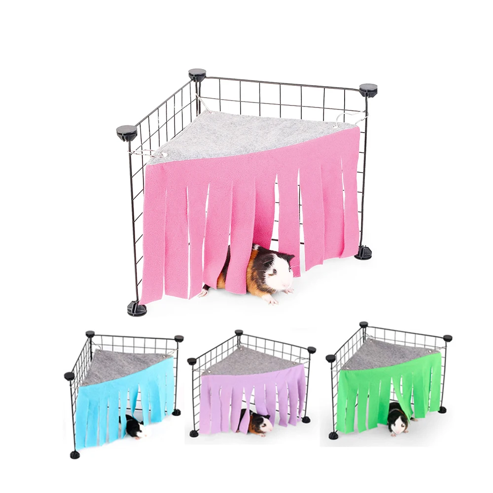 Quaste Streifen Tier Hamster Versteck Meers chweinchen Versteck Zelt Hängematte Vorhang Tier hängen Bett Ecke