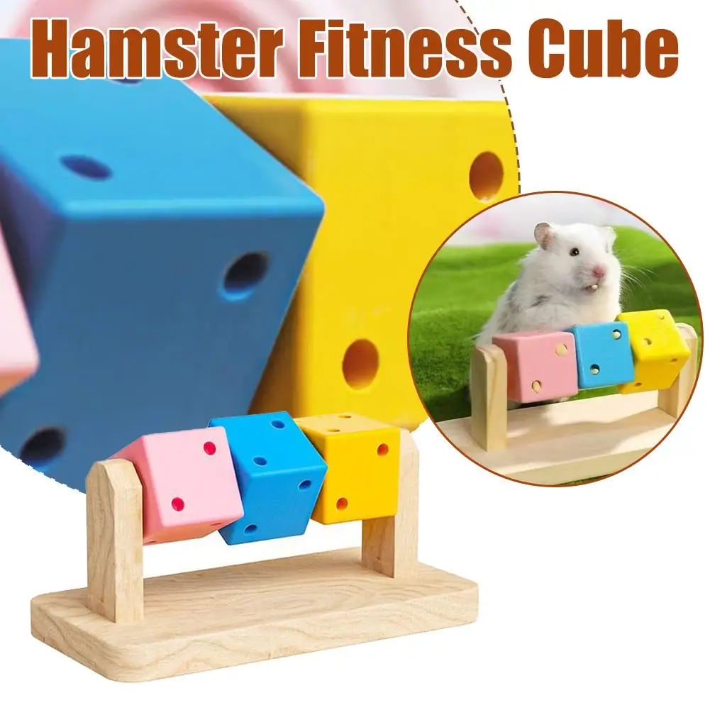Hamster-Kauspielzeug Holzplattform Zahnreinigungsspielzeug – Bild 6