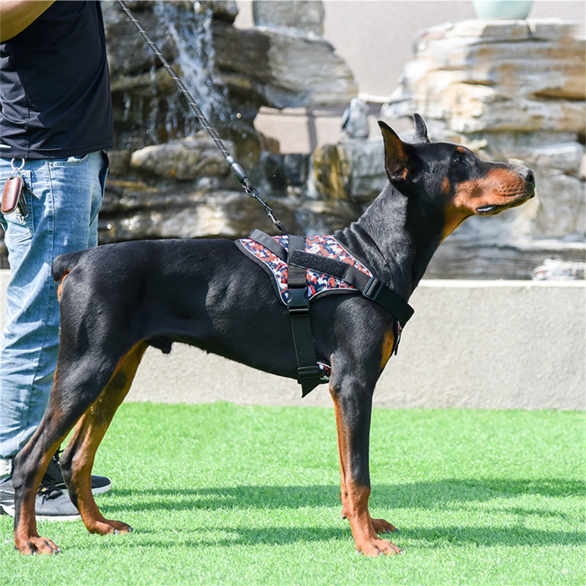Hundegeschirr Reflektierendes Brustgeschirr für Hunde Anpassbares – Bild 6