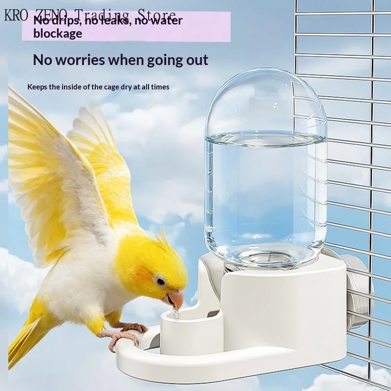 Wasserspender Automatischer Vogeltränker Vogelkäfig-Zubehör – Bild 3