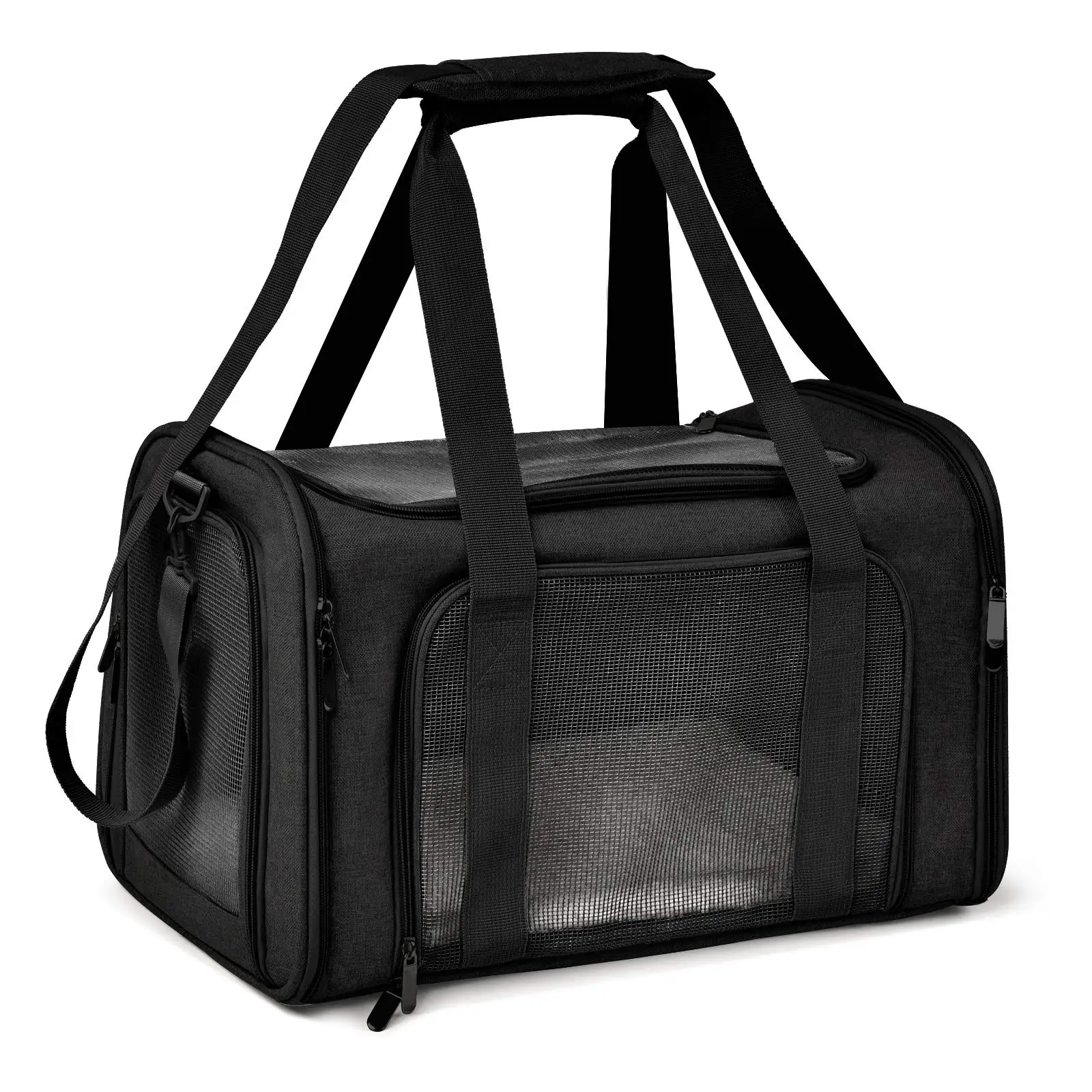 Hundetragetasche, weicher Seitenrucksack, Welpen-Haustierträger und Reiseprodukte, zugelassen