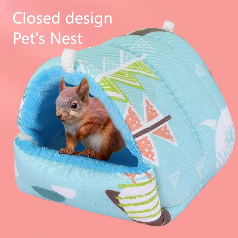 Meerschweinchen-Versteckbett, waschbarer Kleintierhauskäfig für Maus – Bild 4
