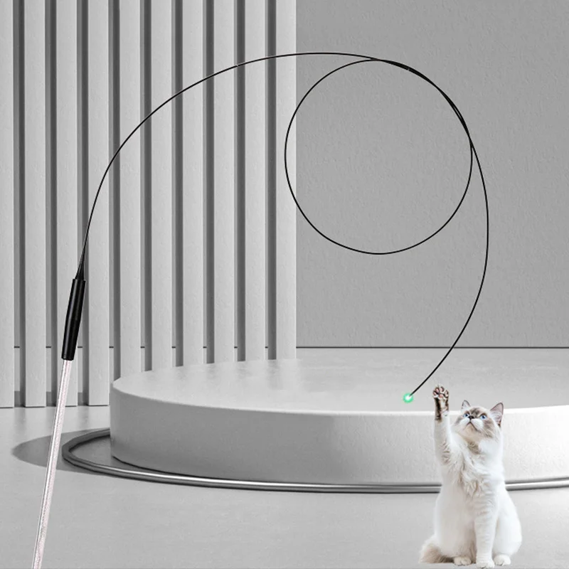 LED Interaktiver Katzenspielstab Lustiges Katzenspielzeug – Bild 3