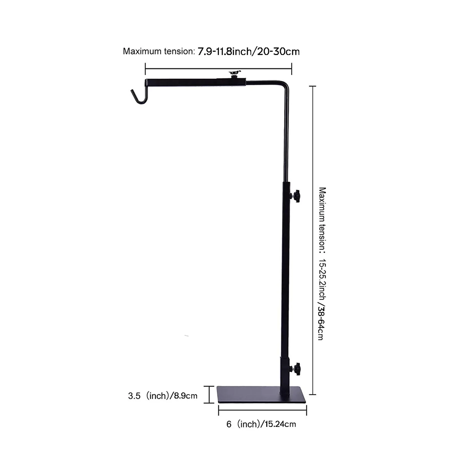 Verstellbarer Reptilien-Lichtständer, 38-64 cm, Geeignet – Bild 4