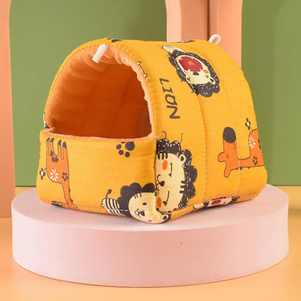 Hamsterhaus Meerschweinchen Nest Kleintier Schlafbett Winter Warme – Bild 5