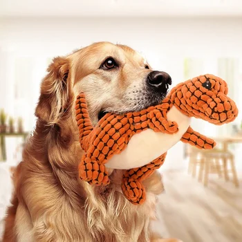 Katzen und Hunde Haustier Plüsch Dinosaurier Spielzeug Interaktives Hundekauspielzeug Plüschfüllung
