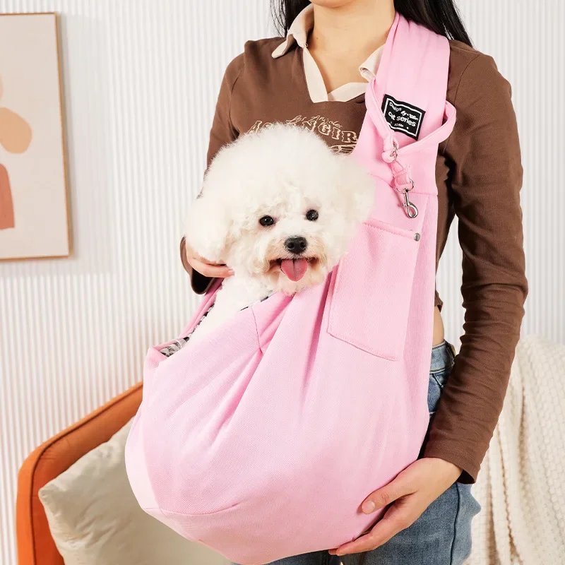 Komfortable Hundetasche Haustier-Umhängetasche Outdoor-Reise Tragbare Katzen- und Welpen-Tragetasche