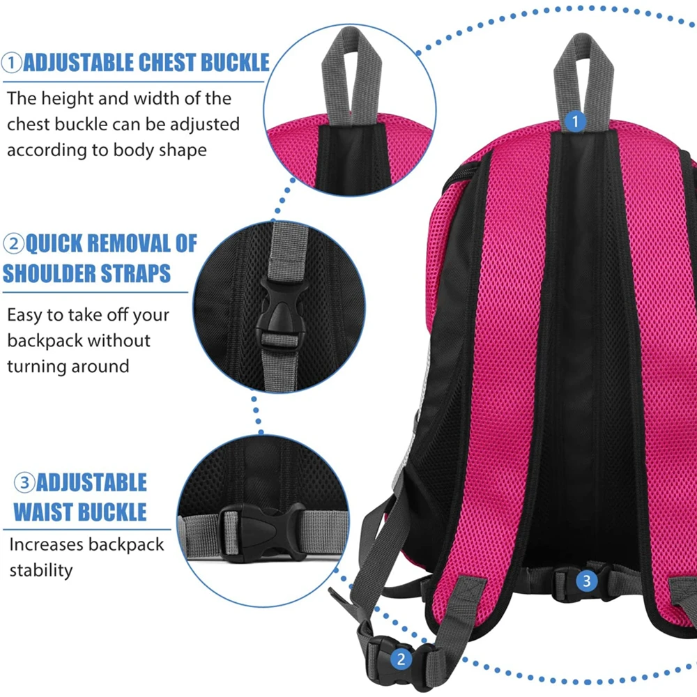 Hunde-Haustier-Rucksack, Reisetasche, Vorderrucksack, atmungsaktiv – Bild 5