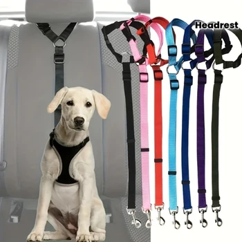 Hunde-Autosicherheitsgurt Geeignet für Reisen mit SUVs, Autos und Minivans. Reise-Hundesicherheitsgurt