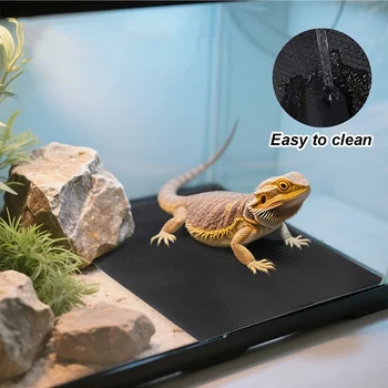 Reptilien-Terrarium-Liner-Tankbettwäsche für bärtiger Drache, Leopard, Gecko, Schlangenschildkröte, leicht