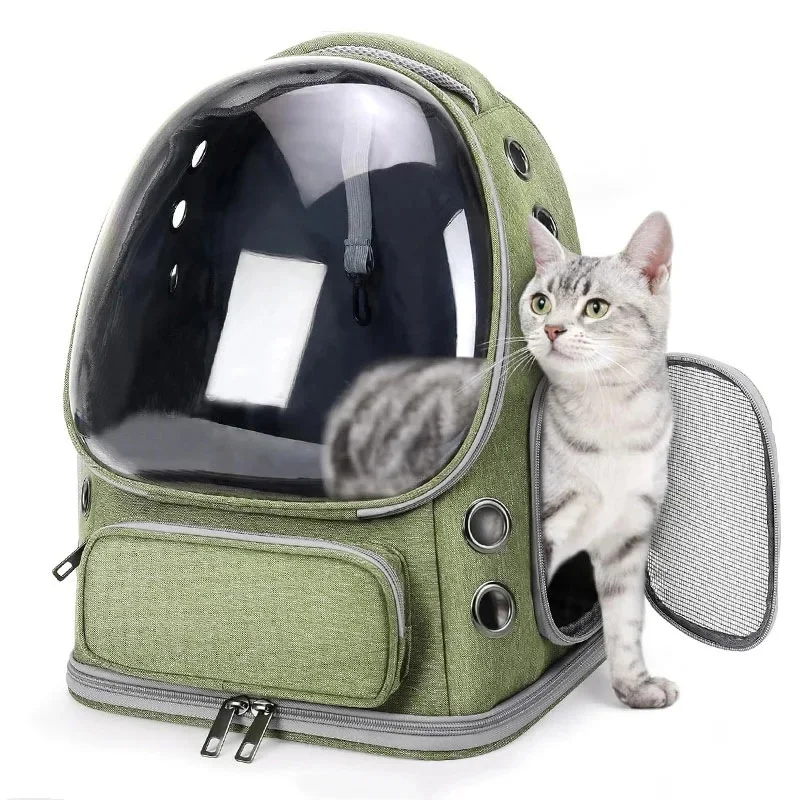 Haustier-Katzentransporttasche Outdoor-Reiserucksack für Katzen Kleine – Bild 3