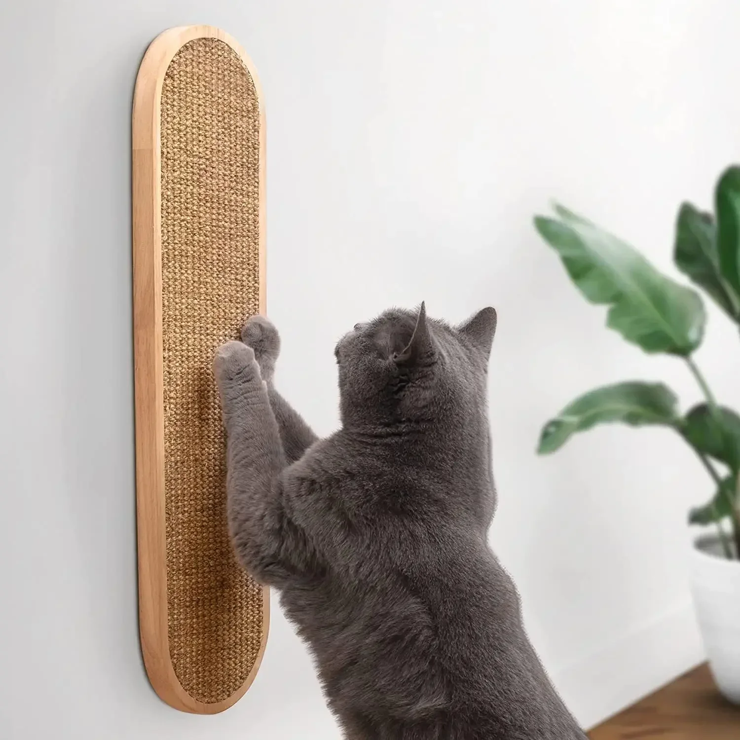 Sisal matte Katzen kratz brett hängende Wand verschleiß feste, nicht absplitter feste vertikale Schleif klauen