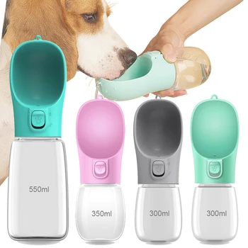 Hundewasserflasche für Haustiere, Hunde, Katzen, Wasserspender, Schüsseln, Outdoor-Reisen, auslaufsicher