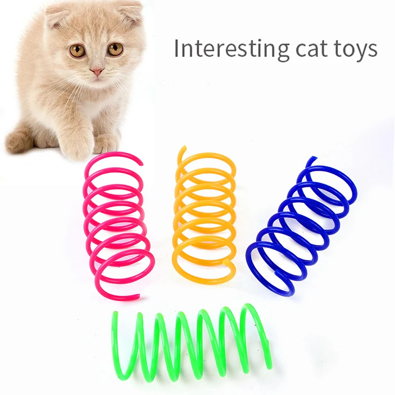 Kätzchen-Katzenspielzeug, breit, langlebig, schweres Gauge, Katzen-Federspielzeug, bunte Federn