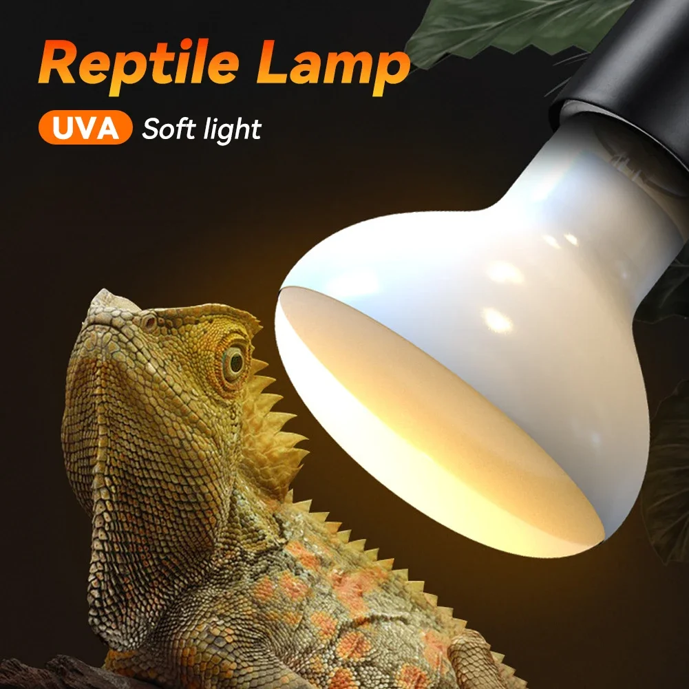 25-100W Reptil Wärme Lampen UVA Tageslicht Sonnen Spot Licht Amphibien – Bild 4