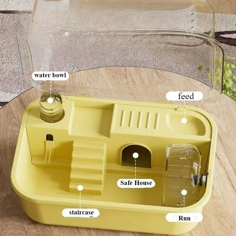 Hamsterkäfig, kaubar, großes Hamsterzubehör, Käfige und Lebensräume – Bild 4