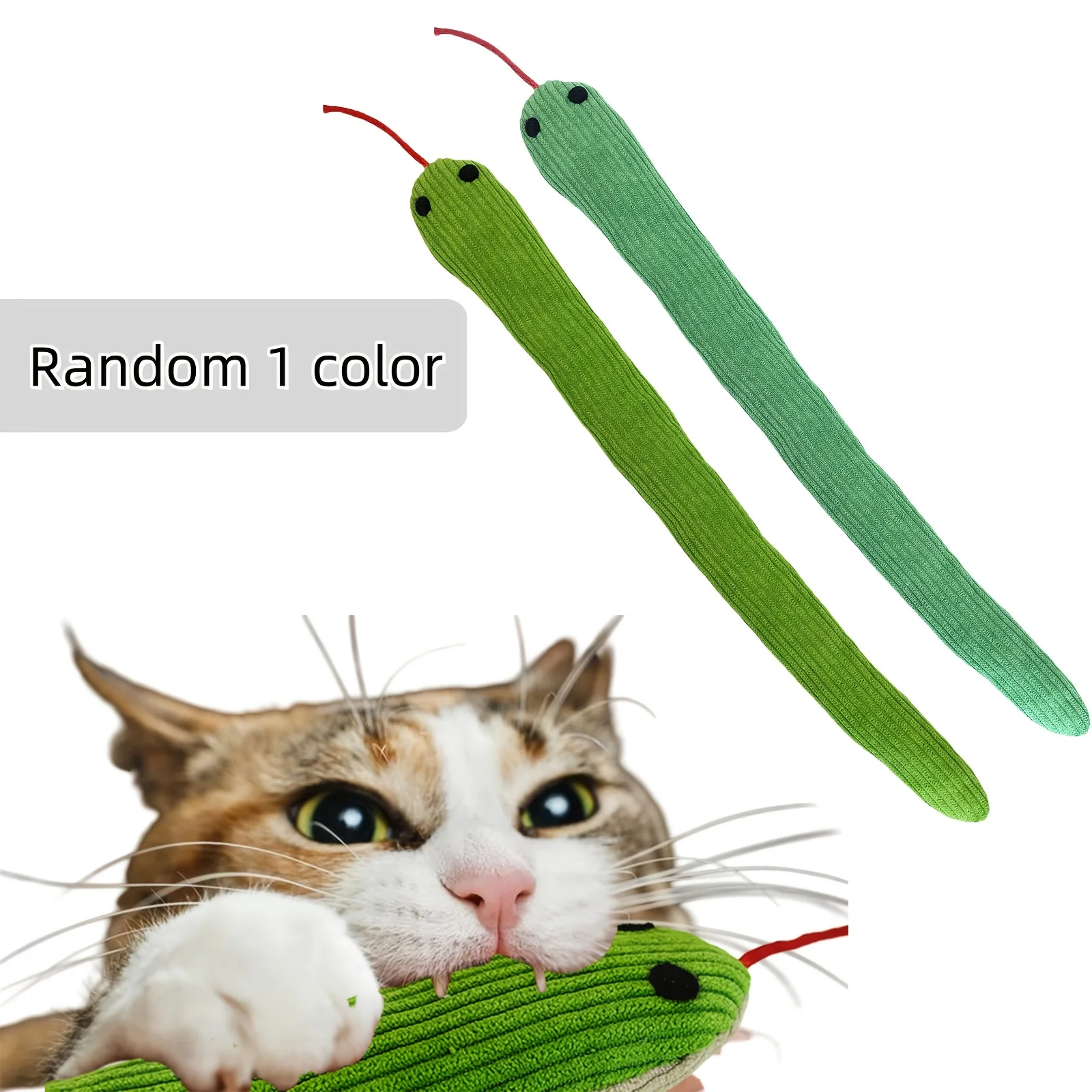 Katzenspielzeug Schlange Interaktives Crinkle Sound Toy Kitten Teaser Kick Toy Interaktives Haustierspielzeug