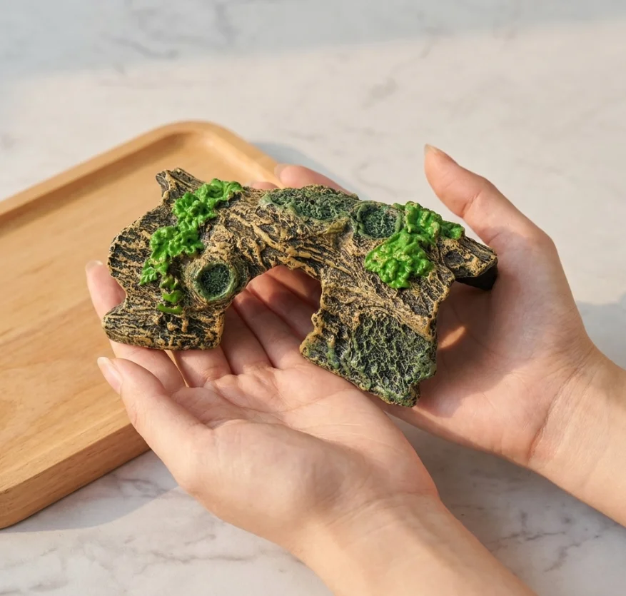 Simulierte Reptilien-Versteckhöhle Terrarium-Dekoration – Bild 3