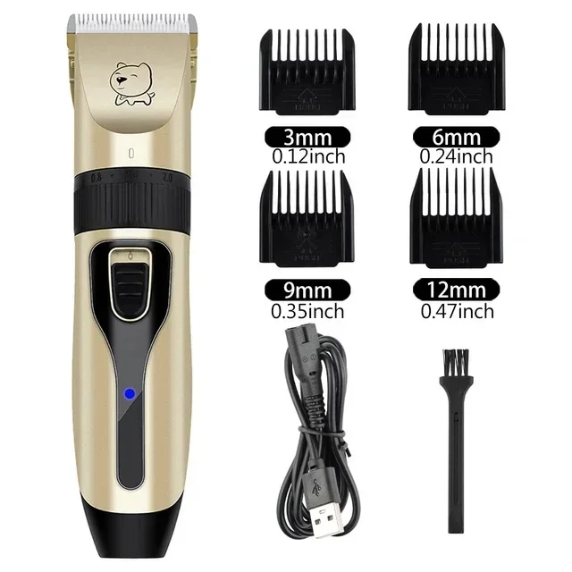 Hund Professionelle Haarschneidemaschine Elektrische Pflege Trimmer für Haustiere USB Aufladbare Katze
