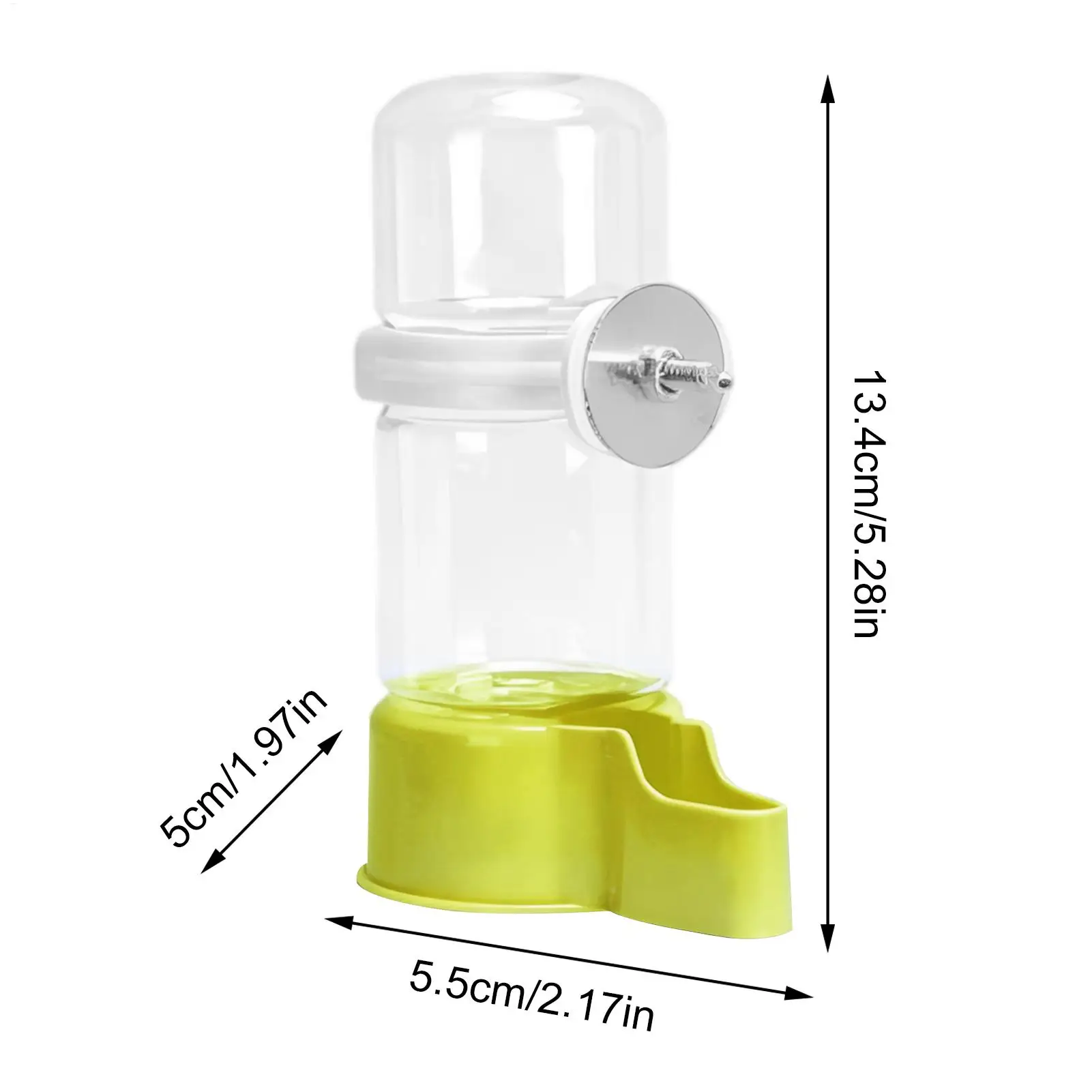 Automatischer Vogel-Wasserspender zum Aufhängen, Transparenter – Bild 6