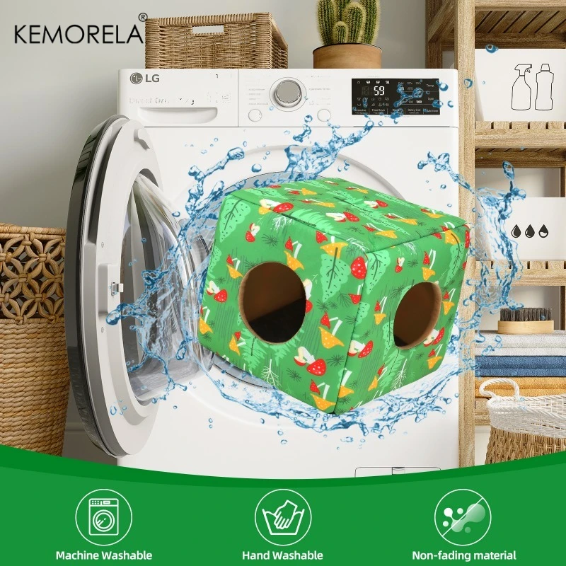 KEMORELA Kleintierbetten Meerschweinchen-Versteck Waschbares Hasenhaus – Bild 5