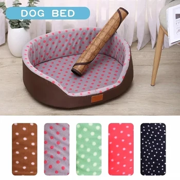 Hunde bett weiches Sofa Zwinger Schlaf betten bequeme Decke Welpe atmungsaktives langlebiges Kissen für kleine