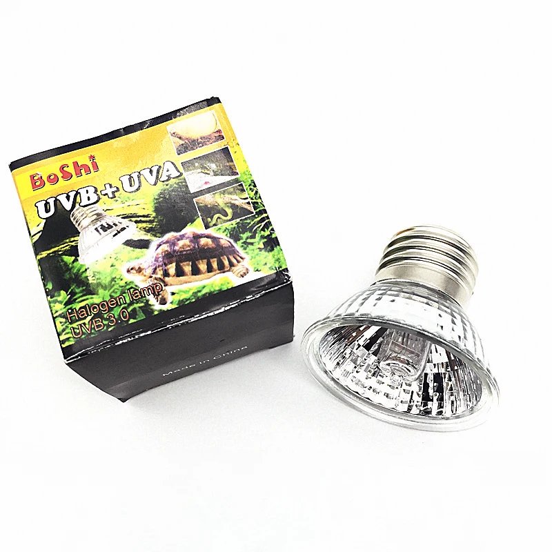 Reptil Lampe 25/50/75W UVA + UVB 3,0 Pet Wärme Lampe Schildkröte Aalen UV Licht lampen Amphibien Eidechsen