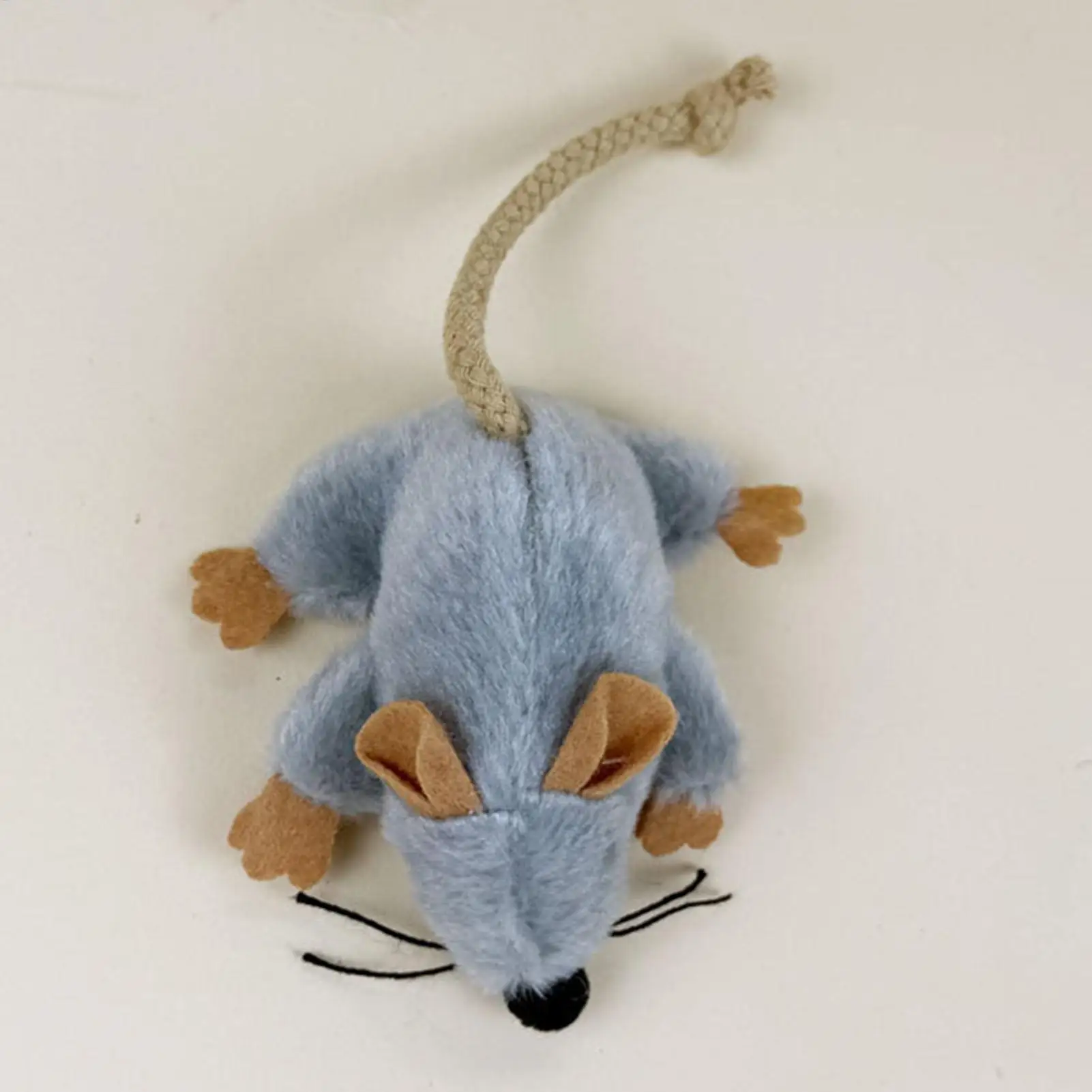 Plüsch-Katzenspielzeug Maus mit Realistisch Beweglichem Schwanz – Bild 4