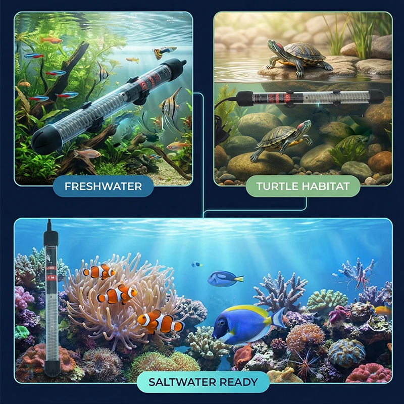 Aquarium Tauch Heizung Aquarium Wasser Heizstab Konstantem Thermostat – Bild 4