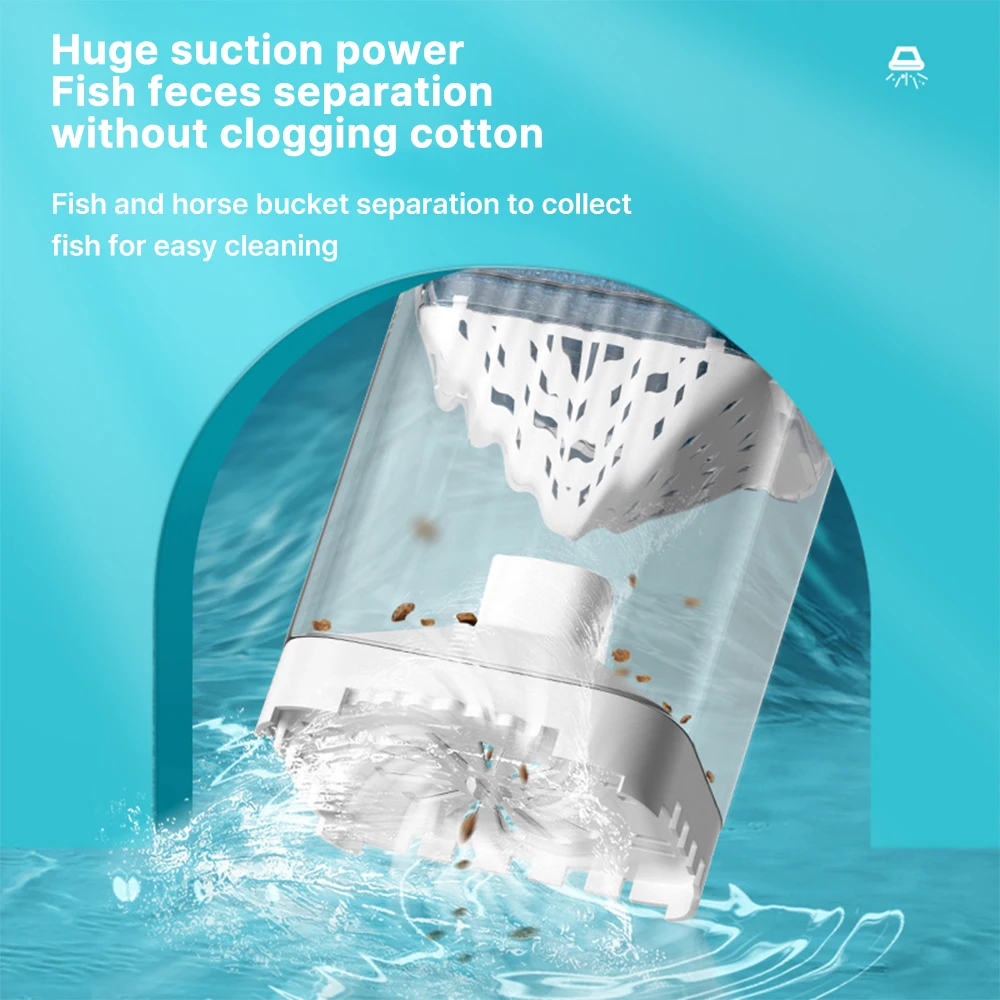 Aquarium Filter Pumpe Aquarium Tauch Stille Luft Sauerstoff Belüfter – Bild 3