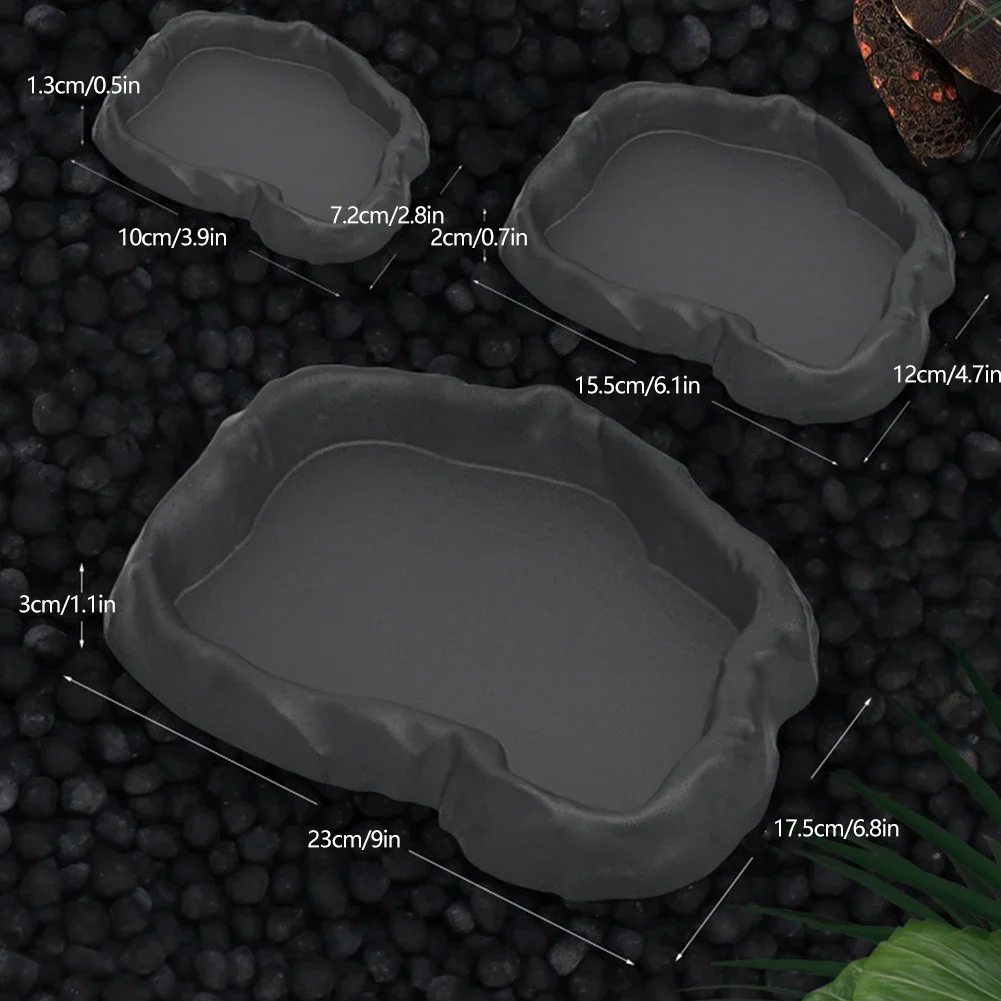 Crawler Pet Feeder Becken Reptilien Amphibien Trinken Feeder – Bild 6