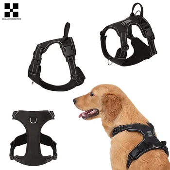 KLEINE KOMBINATION Hundegeschirr, kein Ziehen, reflektierendes Haustier-Hunde-Brustgeschirr, verstellbar