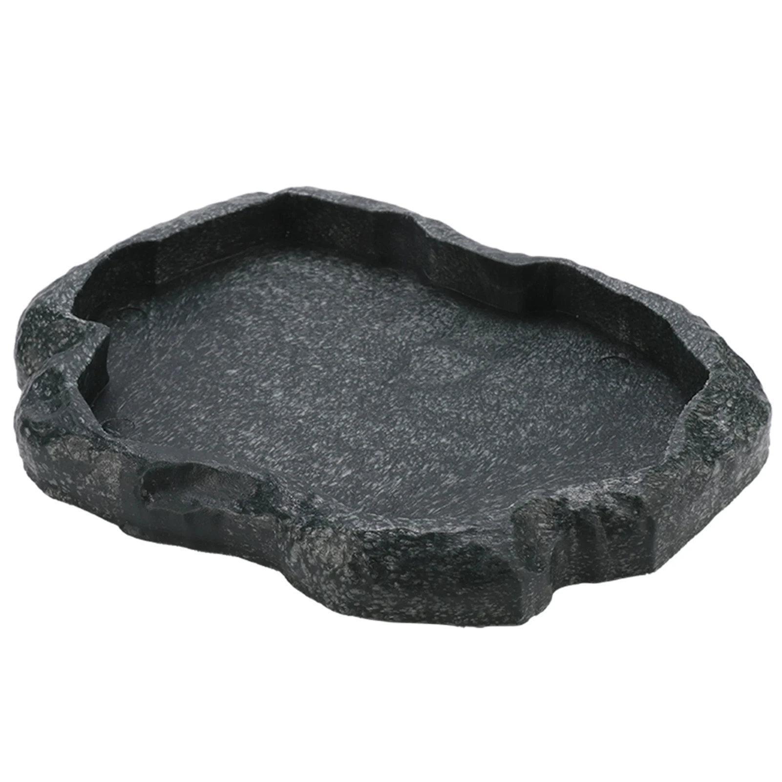 Reptilien-Futterspender, ABS-Harz, imitiertes Rock-Design, Futternapf – Bild 5