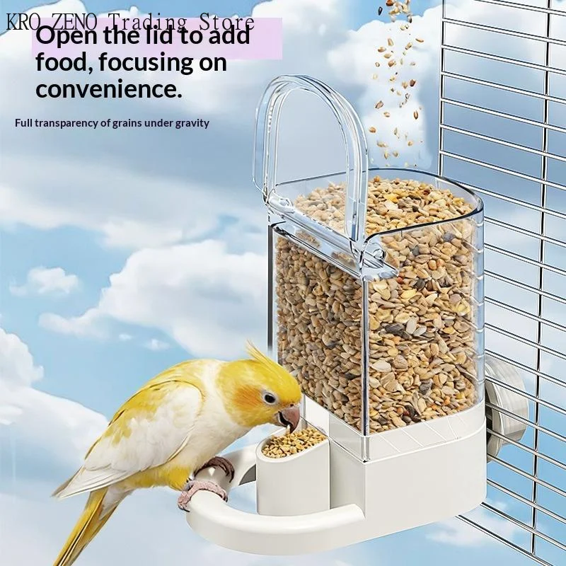 Wasserspender Automatischer Vogeltränker Vogelkäfig-Zubehör – Bild 4