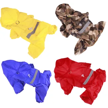 Haustier Hund Regenmantel Kleidung Welpe lässig Katze Regenmantel wasserdichte Jacke Outdoor Regen bekleidung
