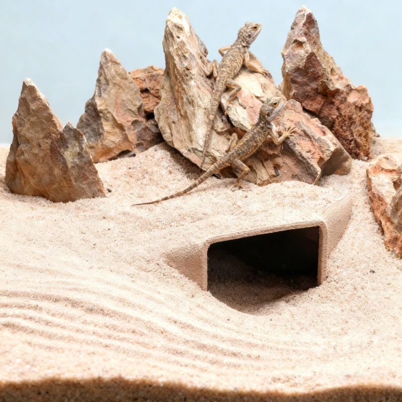 3D-gedrucktes Reptilienhöhlenversteck - Terrarium-Dekor – Bild 3