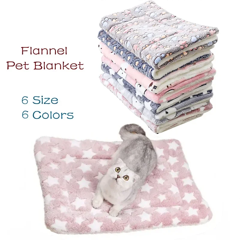 Flanell-Haustiermatte, Hundebett, Katzenbett, verdickte Schlafmatte, Hundedecke, Matte für Welpen, Kätzchen