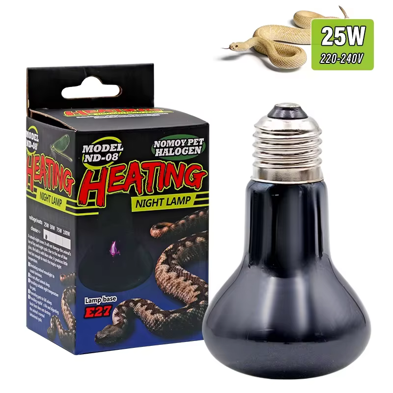 Haustier Heizung Lampe E27 Nacht Lampe Für Amphibie Schlange Lampe Wärme Reptil Glühbirne UV Licht 25W 50W 75W